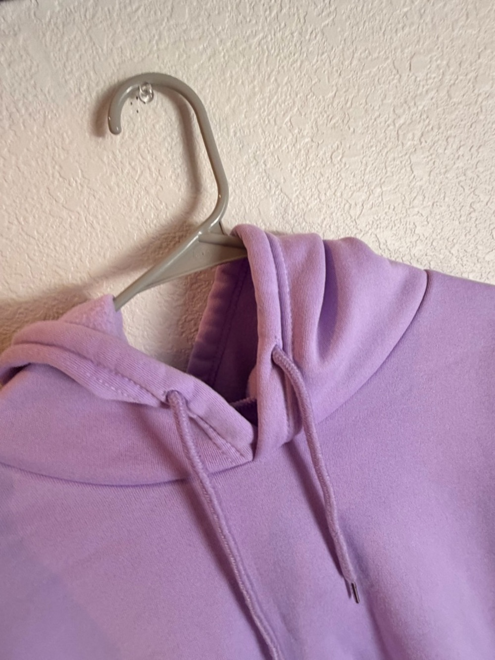 SHEIN Lavender Fleece-Lined Hoodie - Lilac Purple - Picture 6 of 10